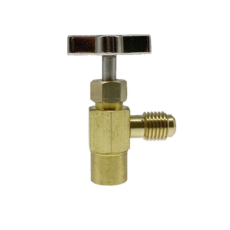 R1234YF自封瓶专用制冷剂瓶开瓶器转换接头组合LH
