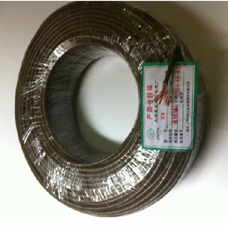 厂家直销 RV4平方 多股铜芯软线 家用装修电线 空调线 国标正品