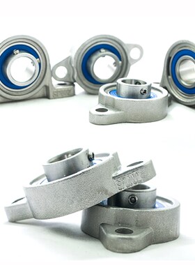 不锈钢小型带座轴承立式SKP00座外球面万向轴承座支架卧式KFL000