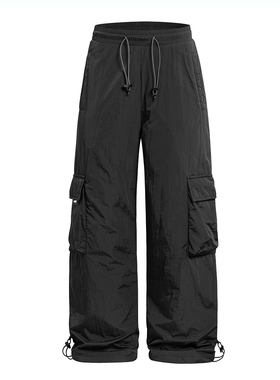 DESIGNSECRETS 25FW美式工装风羽绒裤男款户外情侣休闲运动直筒裤