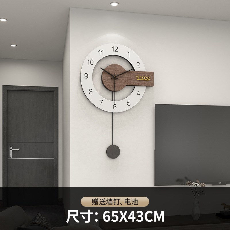 挂钟钟表客厅挂钟简约现代创意家用装饰N挂墙时钟个性北欧静音