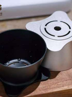 咖啡滤杯orea v2 v3户外手冲咖啡滤杯 磨砂银 黑铝合金 不锈钢304