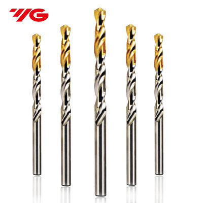 韩国YG镀钛高钴钻头 不锈钢专用M42直柄进口钻头粉末含钴D2GP191