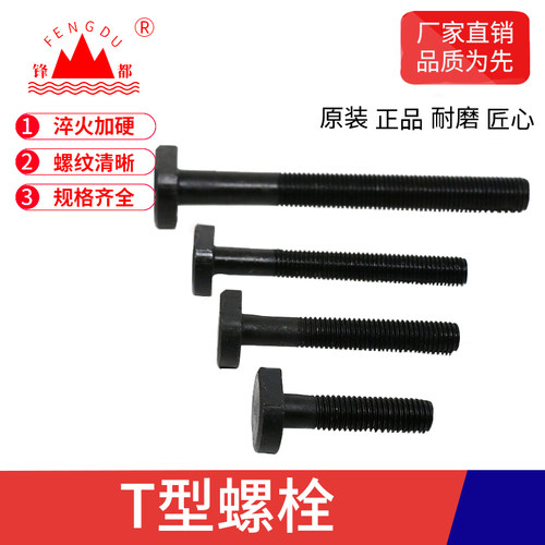 45#钢T型螺丝/冲床铣床螺杆/螺栓T形模具压板螺丝M10M12M16M20M24