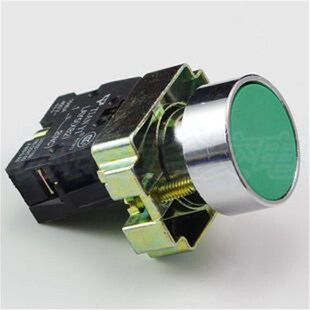 复位按钮开关 高品质XB2 BE101C ZB2 开孔22MM绿色一常开 BA31C