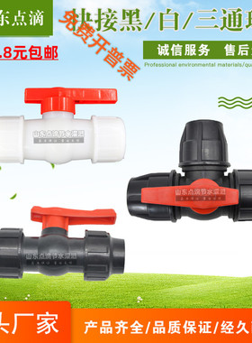 快连双活接球阀快速外连接通用接头PVC PE PPR管活接开关阀门接头