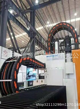 定制工程尼龙长行程耐磨拖链 GCTL铝合金横梁型穿线铝塑拖链厂家