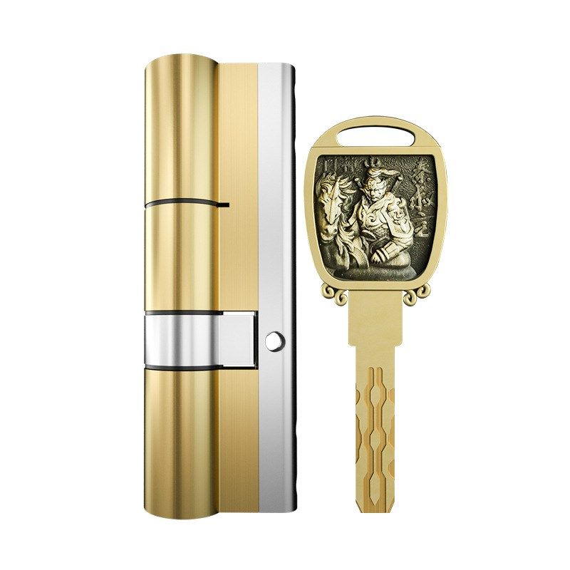 防盗门锁芯超C级家用通用型防暴力开启b级锁