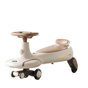 新款儿童扭扭车万向轮防侧翻静音闪光轮1-8岁大人可坐滑行扭扭车