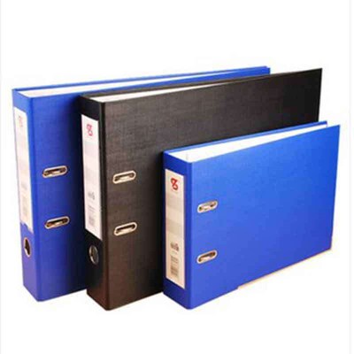 a3快劳夹75mm钊盛206/205二孔夹 D型夹fc横版文件夹 打孔3寸活页