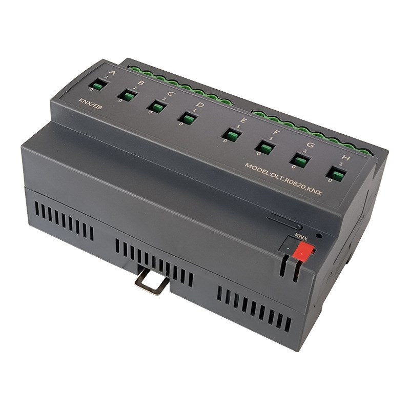 KNX开关执行器模块4路8路12路20A开关模块智能照明开关继电器控制