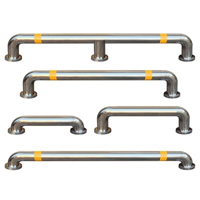 不锈钢加厚防撞警示柱安全挡车柱商场停车隔离柱隔离带反光提示器