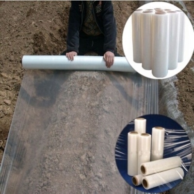 直销新品布塑料薄膜黑色地膜中膜加厚D膜无滴大棚V塑料膜农用白色