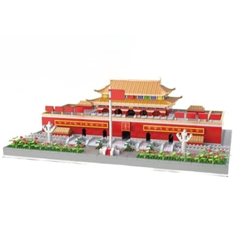 Chinesed Architecture Micro Building Blocks Set, Creative