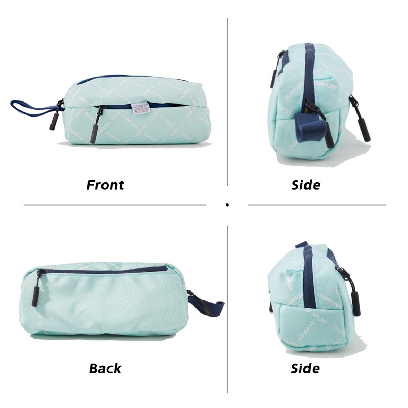 大容量收纳笔袋中小学生文具盒耐脏防水牛津布多功能文具袋