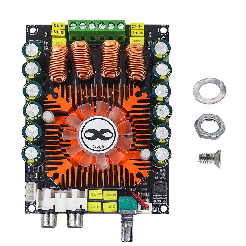 TDA7498E大功率数字功放板HIFI立体声2.0双声道2*160W支持BTL220W