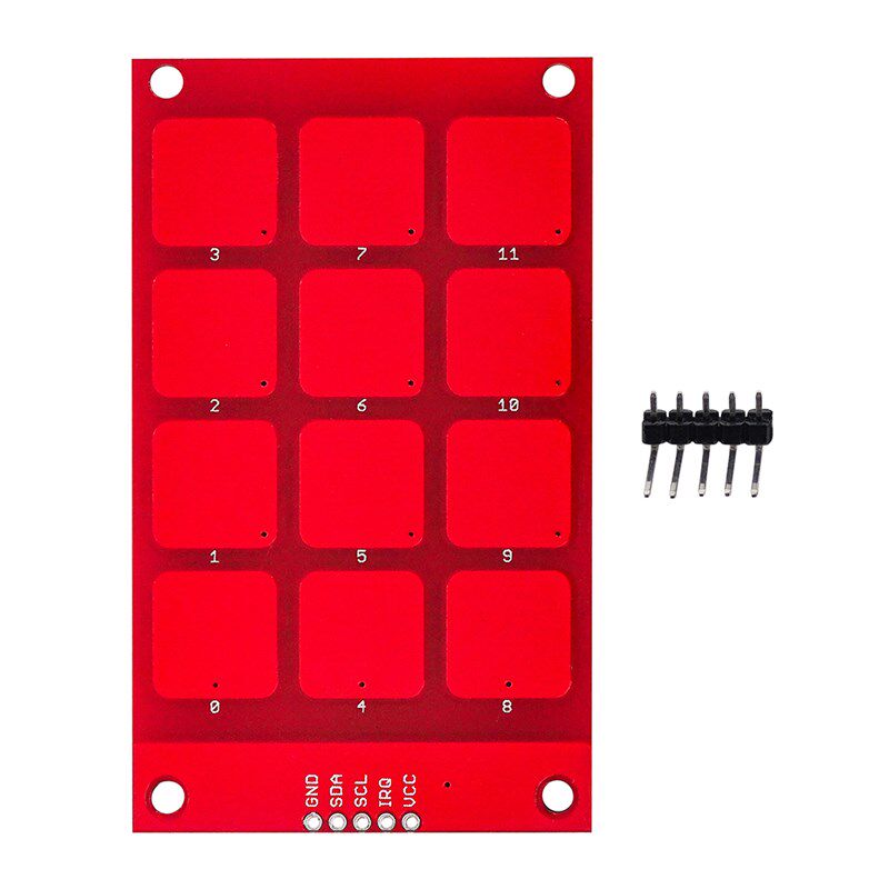 CJMCU-122 MPR121模块 电容式 触摸 传感器 按键 感应按键 键盘