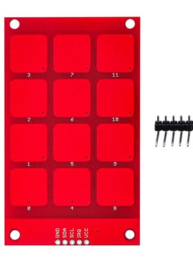 CJMCU-122 MPR121模块 电容式 触摸 传感器 按键 感应按键 键盘
