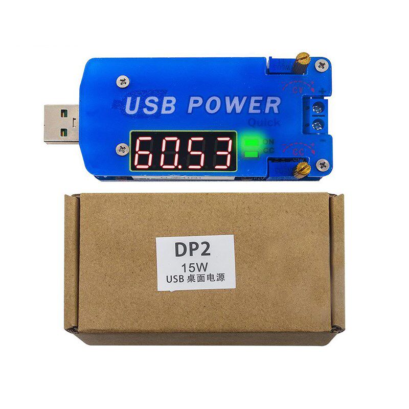 15W USB可调升降压电源充电模块5V转3.3V9V12V24V30V路由器 DP2