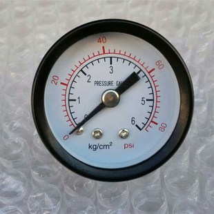 6kg 40z pt1 80psi cm2 压力 表面直径40mm 轴向压力表