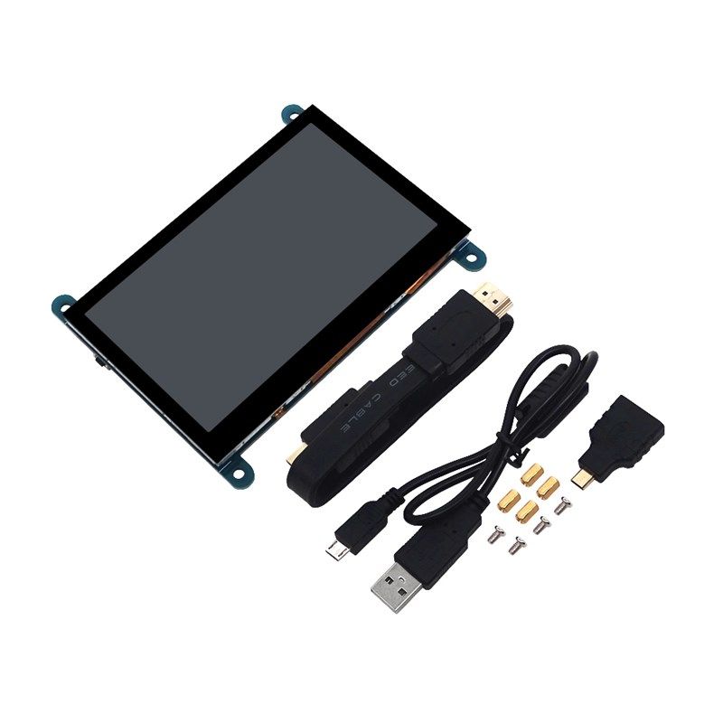 4.3寸树莓派HDMI显示屏 USB电容触摸屏 for Raspberry Pi 3B+/4B
