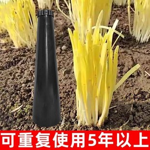 韭黄种植黑罩子家用隔光用套筒韭菜遮光筒塑料罩防晒农业圆柱盖子