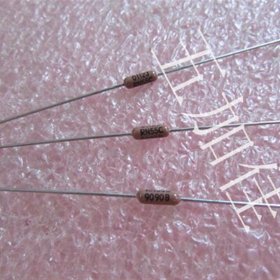 10个 进口 RN55C9090B 909欧 909R 1/4W 0.1% 高精军规金属膜电阻