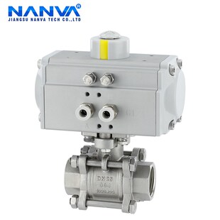 气动不锈钢中压内螺纹球阀 40P 1000WOG Q611F SUS303 PN63 NANVA