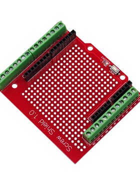 Proto Screw Shield V1.0 Assembled接线柱原型扩展板 For UNO R3