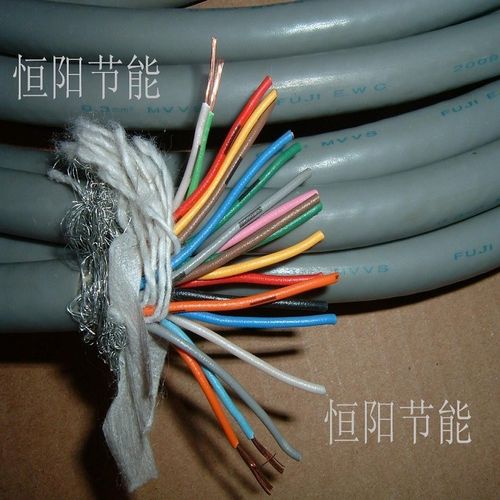日本进口富士20芯0.3平方屏蔽线设备信号控制线铜芯柔软耐油MVVS