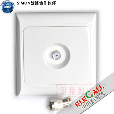 西蒙开关欧典61系列 电视插座 J60475