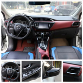 桃木内饰贴 适用于16 改装 蓝鸟碳纤维内饰贴 中控排挡电动窗 19款