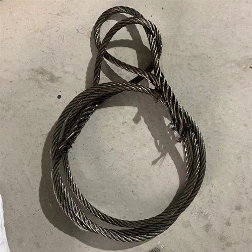起重钢丝绳吊具吊车专用插编钢丝油绳耐磨高强度挖机专用油绳吊绳