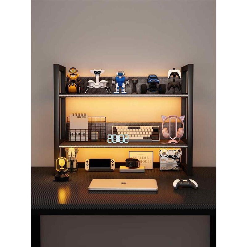 置物架桌面收纳神器多层书架学生桌上置物架办公室书柜小型展示架