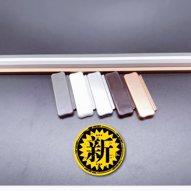 中空内置磁控百叶轨道阳光房办公室卫生间内开窗外框窗帘磁控轨道