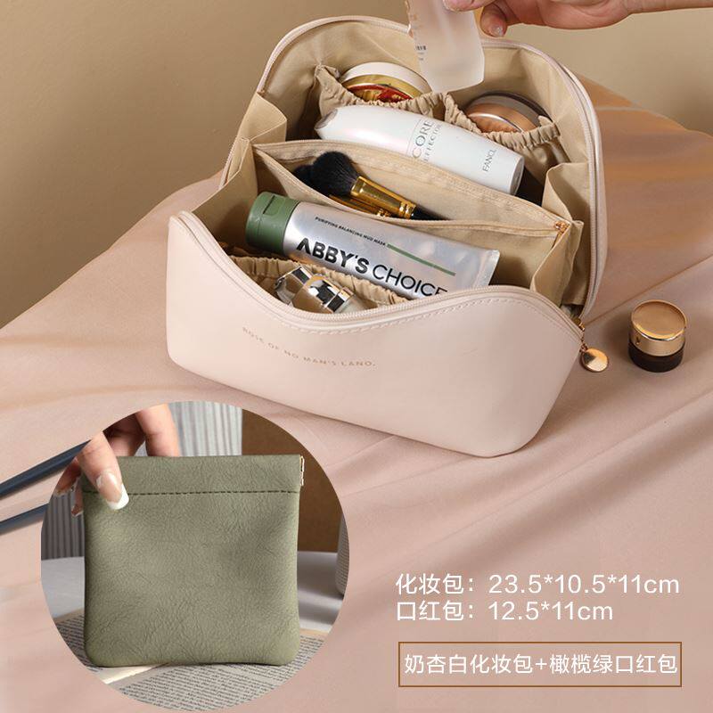 化妆洗漱包简约实用包女时尚感新C款大容量便捷箱旅行收纳品20