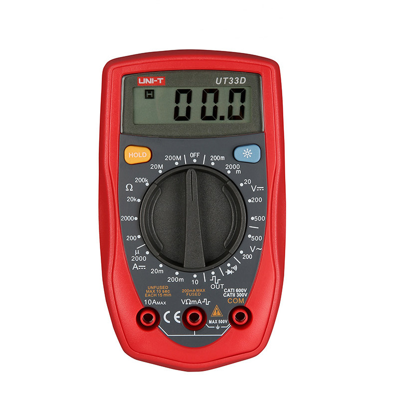 UNI-T 优利德数字万用表UT33D 掌上袖珍型UT33D万能表 老款UT33D