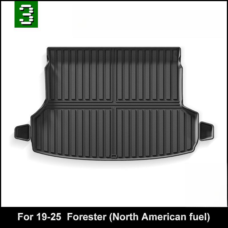 适用19-25款斯巴鲁Subaru Forester森林人汽车后备箱垫TPE靠背垫