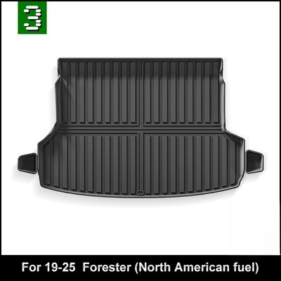 适用19-25款斯巴鲁Subaru Forester森林人汽车后备箱垫TPE靠背垫