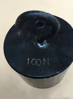 铸铁单钩砝码2kg牛顿制作砝码1N2N5N400N500N