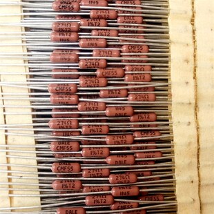 274R欧棕色1 4W进口DALE发烧1%高精度精密金属膜电阻可代270R280R