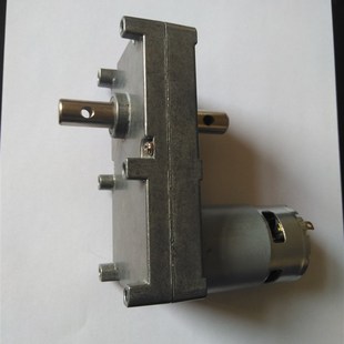 775直流齿轮减速电机 双出轴 马达 放风机 舵机电机 大扭矩