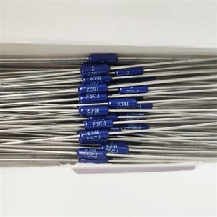 可6.3K 进口DALE发烧1%精度精密金属膜电阻 6.4K 6.34K深蓝色1