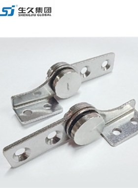 生久柜锁门锁铰链CL334铰链页 转轴 镀亮光铬 合页配电箱柜铰链