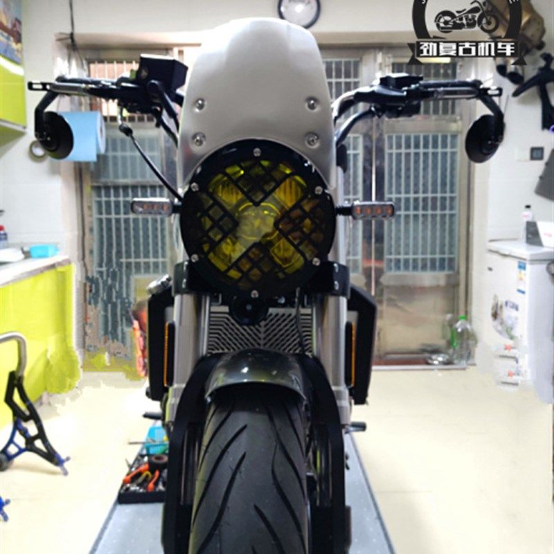 适用赛科龙RE3前挡风/风挡 宗申250/400改装挡风玻璃/导流罩玻板