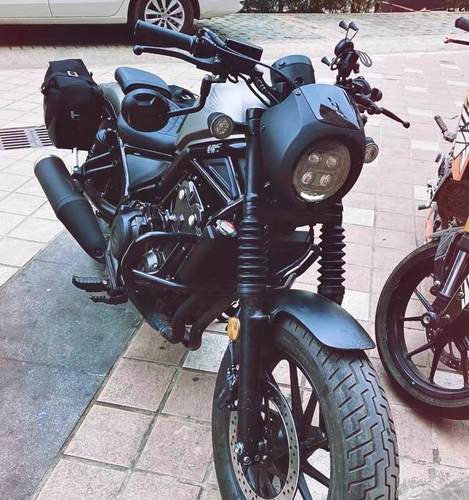 本田CM300改装原厂避震下保护套REBEL叛逆者CM500减震装饰盖护罩