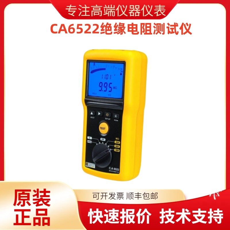 法国CA6522绝缘电阻测试仪 兆欧表 ChauvinArnoux高性能原装进口