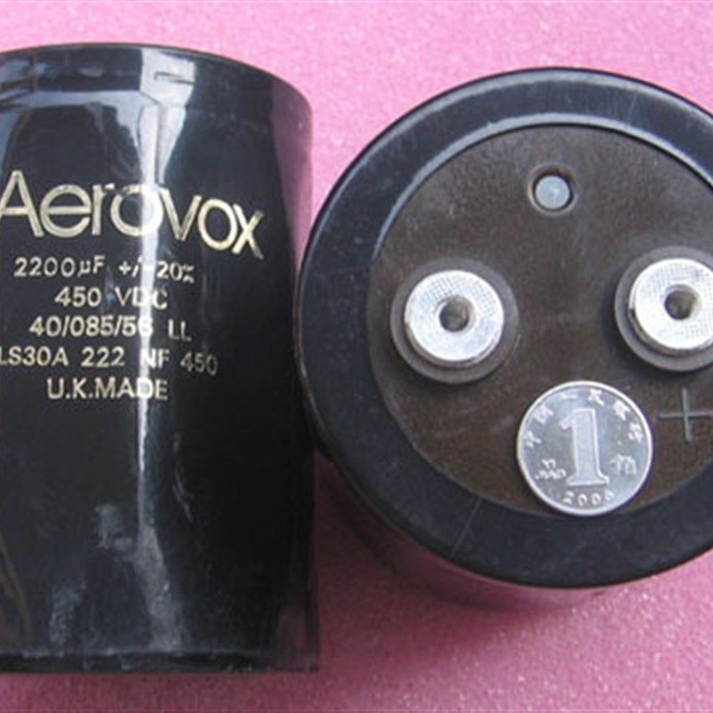 英国产BHC 2200uf/450V Aerovox系列金字补品电解
