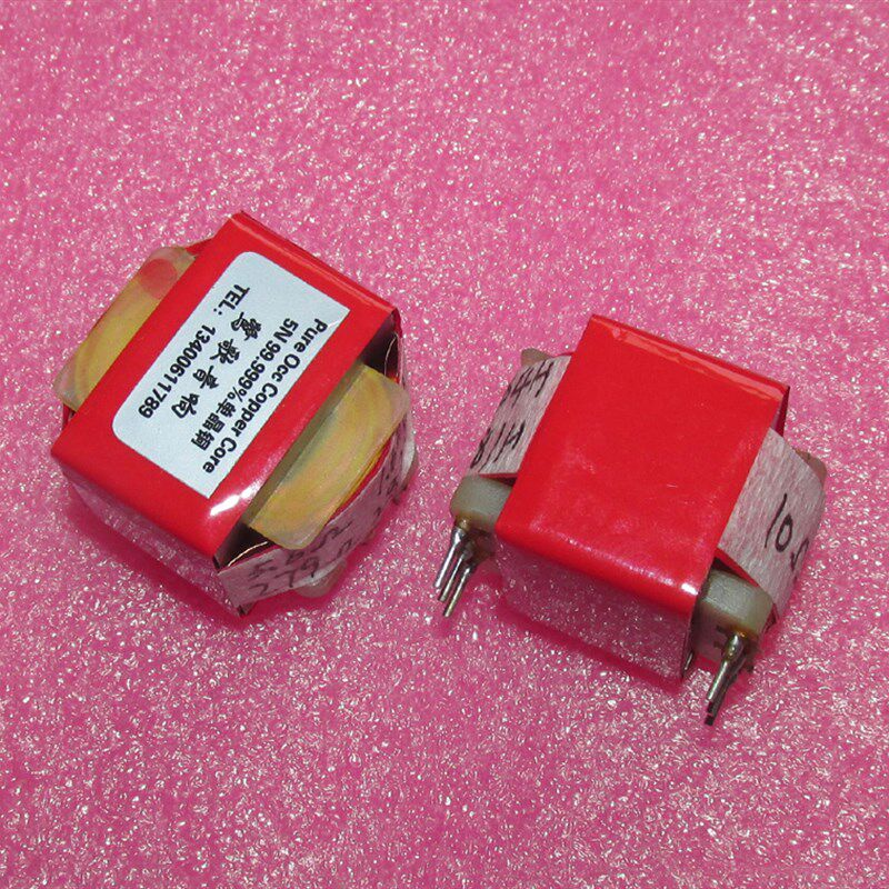 2.510:4K坡莫合金黑胶MC唱头升压变压器宽频响2HZ-100KHZ-1DB