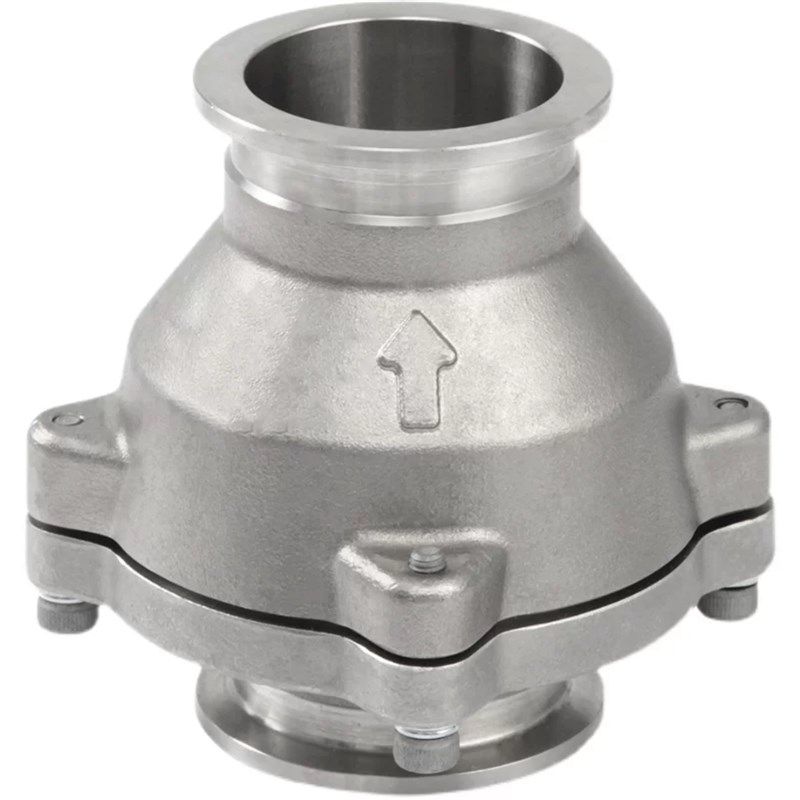 不锈钢KF40真空泵排气止回阀KF50逆止阀